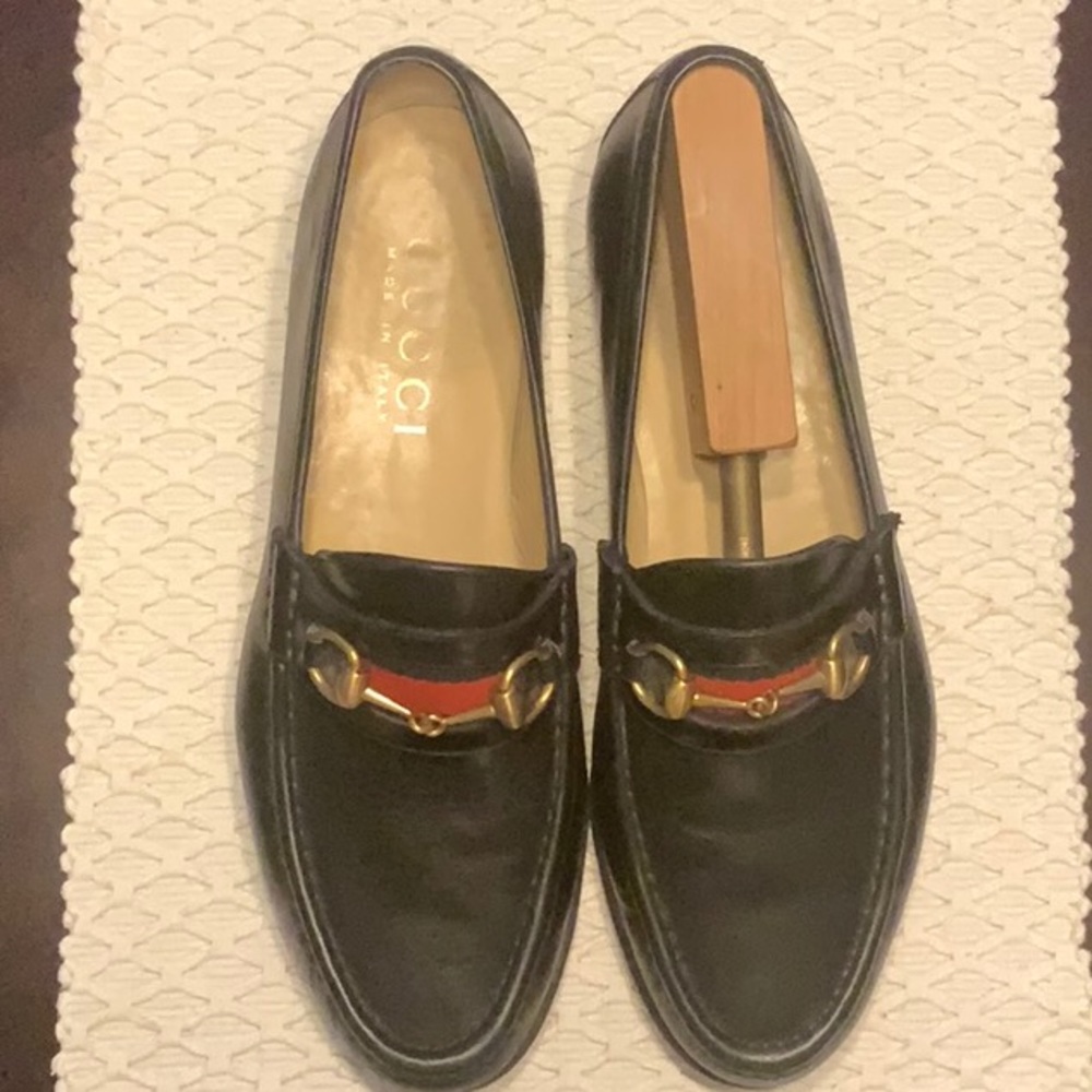Gucci Horsebit Loafers Black Size 10.5 E